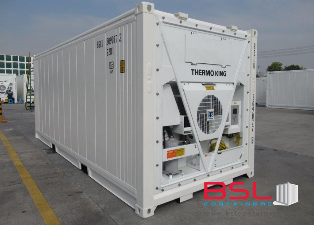 20' ISO New Build ISO Refrigerated Containers in RAL9010 White FOB China CY (20'RF) - eSHOP - BSL CONTAINERS 