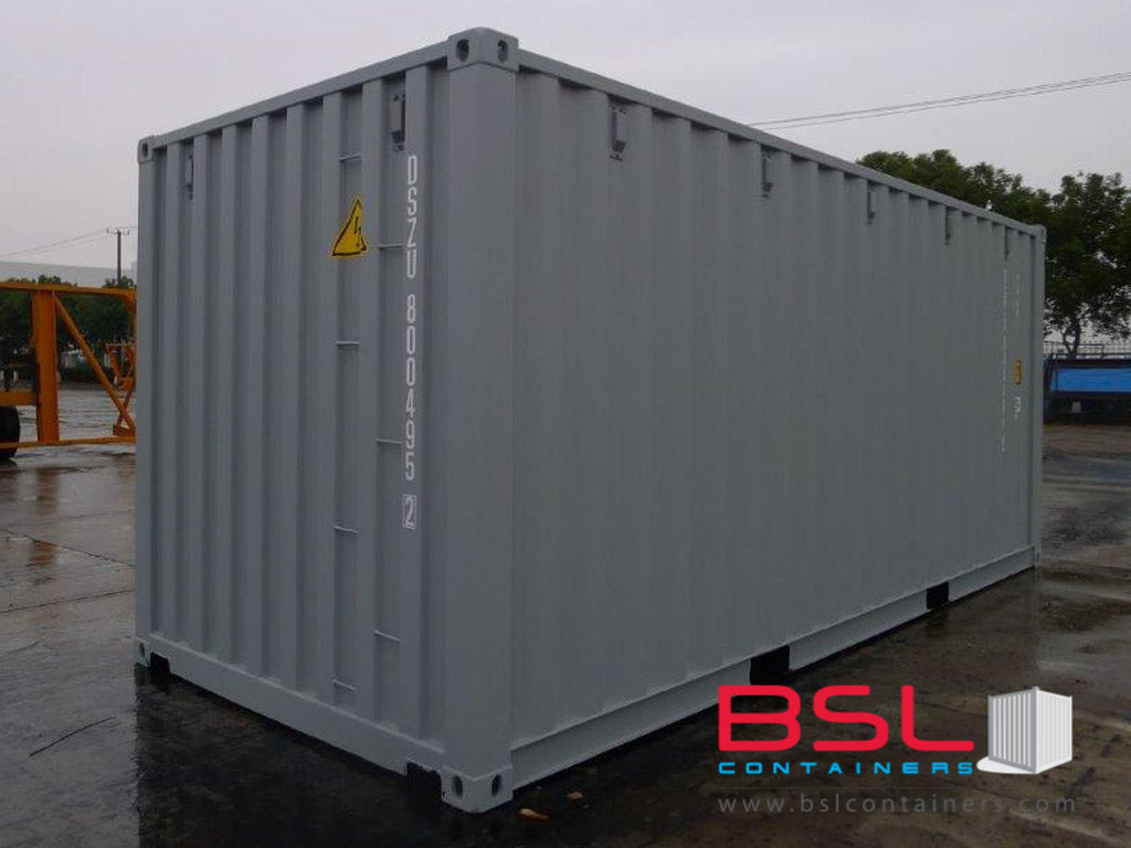 20' ISO New Build One Trip Shipping Containers in RAL7015 Grey / RAL1015 Beige / RAL7035 light Grey / RAL7042 Grey / RAL9010 White  ex Toronto (20'GP) - eSHOP - BSL CONTAINERS 